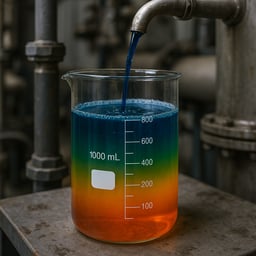 色変化検査をしているイメージ